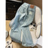 Womens High Waist Loose Fit Ripped Denim Jeans