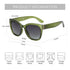Thick Butterfly Frame Polarized Sunglasses with UV400 Protection