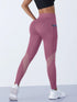 Women's High Waist Mesh Splicing Leggings