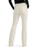 High Waist Straight Leg Jeans in White Beige