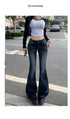 High Waist Flared Women's Jeans