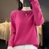 100% Merino Wool Long Sleeve Sweater for Women