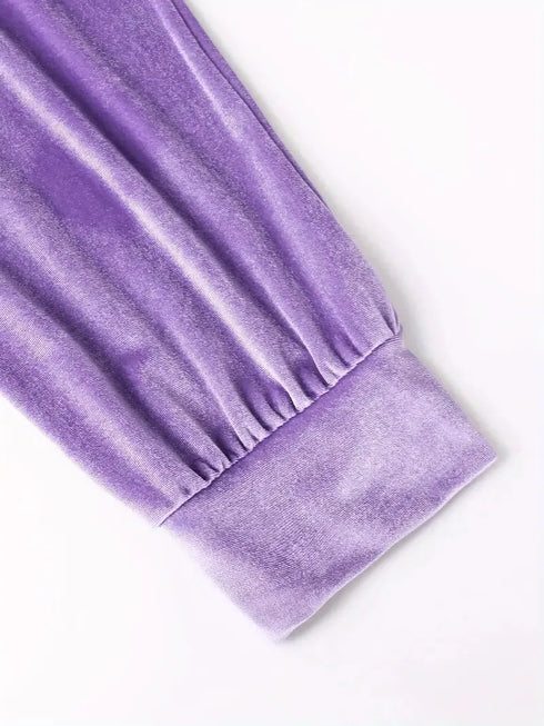 Comfortable Solid Colour Women's Hoodie Pullover