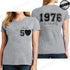 Women's Vintage 1976 O Neck Short Sleeve T-Shirt