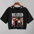 Sleeveless Cartoon Print V-Neck T-Shirt for Women