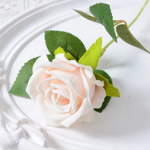 20 Pcs Artificial Velvet Silk Rose Bouquet