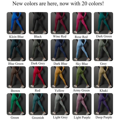 Seamless High Waist Booty Lifting Gym Leggings