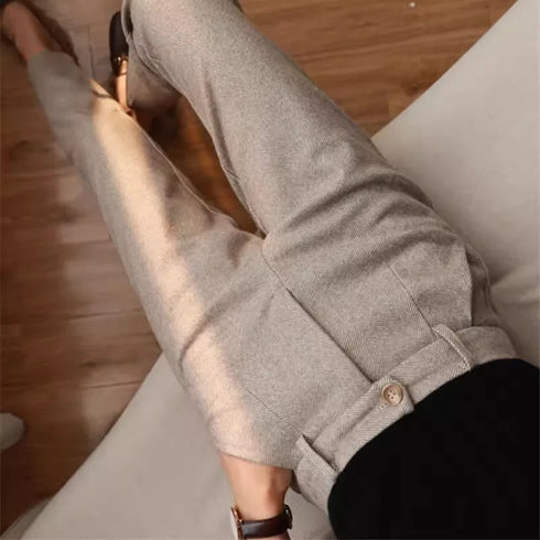 High Waisted Plus Size Pencil Pants for Women