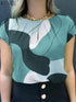 ZANZEA Women's Summer Printed Blouse