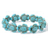 Hot Selling Sea Turtles Beads Bracelet Turquoise Skull Stretch Jewelry