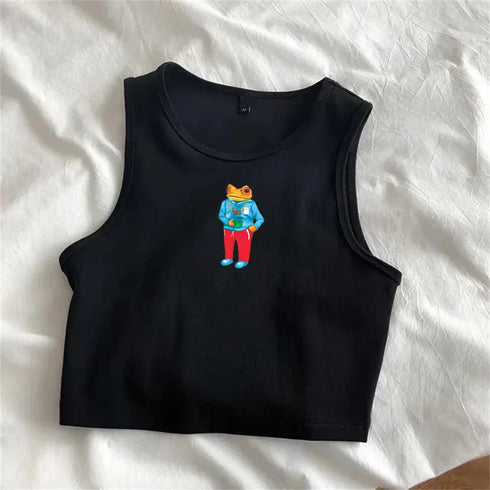 Bad Bunny Women's Sleeveless Tank Top - Frog Design