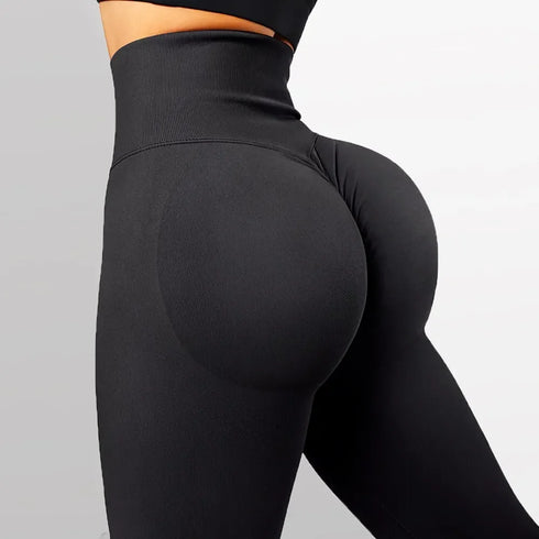 High Waist Seamless Knitted Leggings for Women