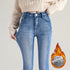 Women's Fleece-Lined Skinny Jeans