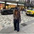 Casual Plaid V-Neck Blouse for Women