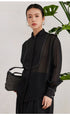 K3035W Luxury Women's Clothing 75% linen 25% silk Ladies Blouse