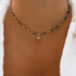 Summer Multilayer Handmade Necklace with Crystal Pendant