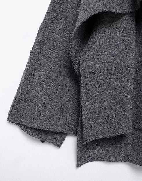 MUJER 2025 Asymmetrical Cropped Women's Coat