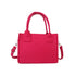 PU Leather Women's Crossbody Bag with Red Strap