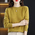 Women's O-Neck Casual Knit Pullover Sweater