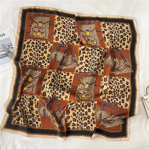 Luxury Silk Smooth Spring Scarf 90x90cm