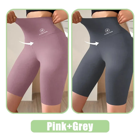 M-XL Women Sports Shorts High Waist Fitness Cycling Yoga