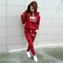 Women's Casual Hooded Sportswear Set