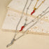 Stainless Steel Hot Pepper Pendant Necklace for Women