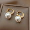 Light Luxury Imitation Pearl Drop Earrings for Women