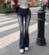 Low Waist Flared Jeans for Women