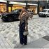 Casual Plaid V-Neck Blouse for Women