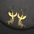 Phoenix Fire Bird Dangle Earrings for Women