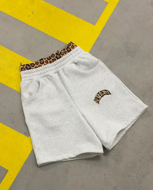Leopard Print Hooded Sweatshirt Set