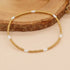 Miyuki Golden Bead Stretch Bracelet for Women