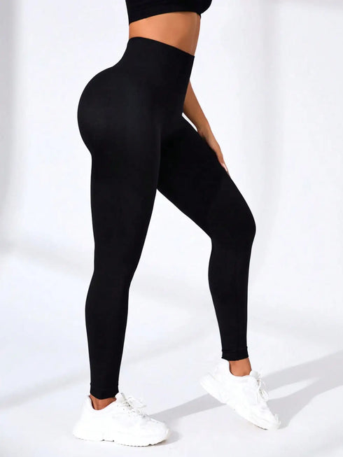 Seamless High Waist Yoga Leggings with Butt-Lifting Design