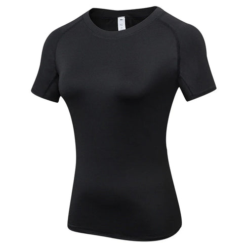 Women's Short Sleeve Compression Athletic T-Shirt