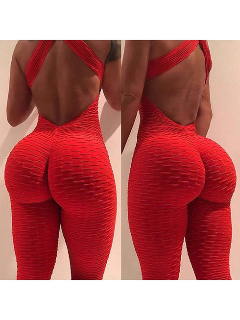 Women's Backless Quick Dry Sports Bodysuit