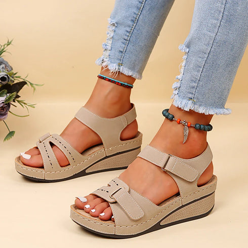 Soft Slip-On Open Toe Sandals for Women