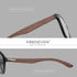 KINGSEVEN Wooden Cat Eye Sunglasses with Polarized UV400 Lenses