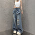 Chic Wide Leg Denim Jeans for Women