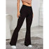 High Waist Black Flare Jeans for Women