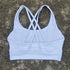 High Support Cross Straps Sports Bra for Women