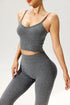 Seamless Flared Pants & Ribbed Tank Top Set