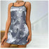 Floral Print Silk Nightdress for Women