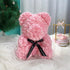 Artificial Rose Teddy Bear Home Decor Gift