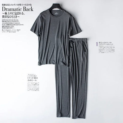 Men's Modal Short-Sleeved Pyjama Set