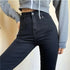 Women's Slim Fit Stretch Jeans in Black, Grey, and Navy