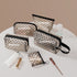 Heart Transparent Mesh Makeup Bag - Portable Cosmetic Pouch