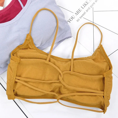 Removable Wireless Fitness Bra with Beauty Back