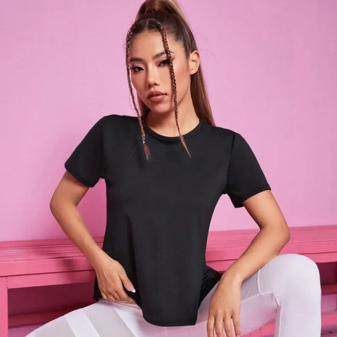 Women's Seamless Yoga Crop Top for Gym Training