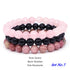 Couples Distance Bracelet Set - Natural Stone Healing